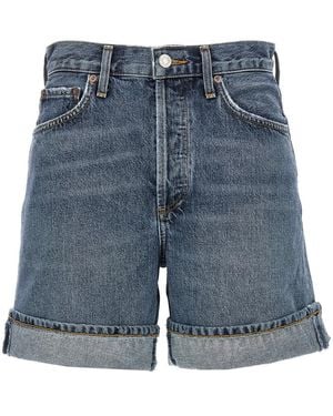 Agolde Dame Shorts - Blue