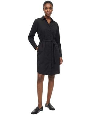 Woolrich Shirt Collar Mini Dress - Black