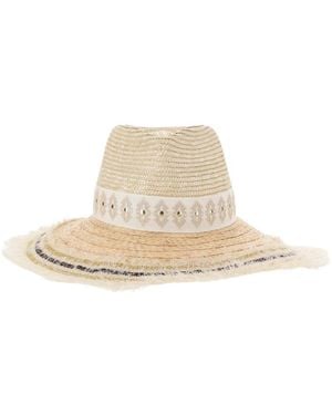 Ferruccio Vecchi Natural Classic Studded Hat