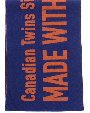 DSquared² Logo Scarf - Blue