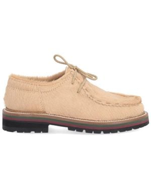 The Bekk Suede Dress Shoes - Natural