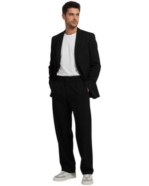 HUGO Tailored Solid Pants - Black