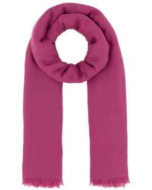 Max Mara Solid Scarf - Pink