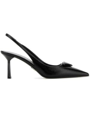 Prada Leather Pumps - Black