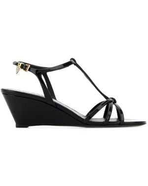 Prada Collection Wedges - Black