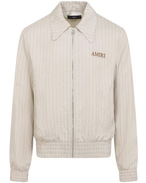 Amiri Light Stripes Jacket - White