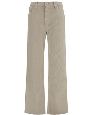 Marni Corduroy Flare Trousers - Grey