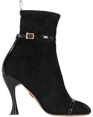 Thom Browne Solid Pointed Toe Boots - Black
