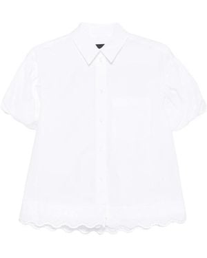 Simone Rocha Regular Solid Shirt - White