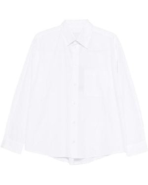 Herskind Relaxed Solid Shirt - White