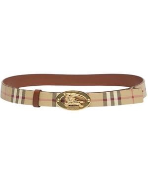 Burberry Signature Check Belt - Brown