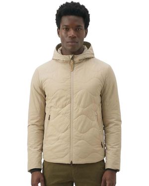 Woolrich Quilted Hood Jacket - Natural