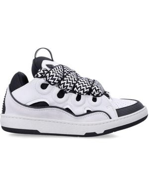 Lanvin Color-Block Sneakers - White