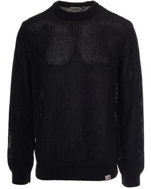 Carhartt Knitted Crew Neck Sweater - Black