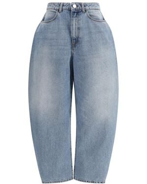 Rohe Tapered High Rise Jeans - Blue
