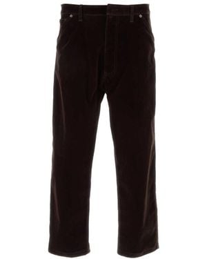 Prada Dark Velvet Denim Pant - Black