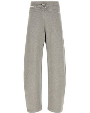 The Attico Relaxed Drawstring Pants - Gray