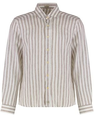 Sonrisa Regular Stripes Shirt - White