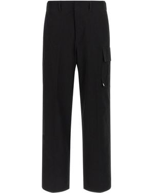 Fendi Regular Cargo Pants - Black