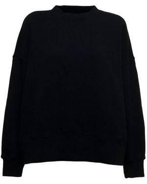 Palm Angels Crew Neck Sweatshirt - Black