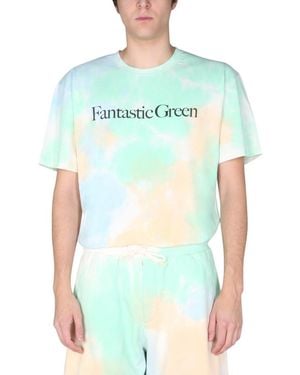 MSGM Graphic T-Shirt - Green