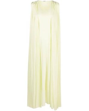 Jil Sander Draped Midi Dress - Yellow