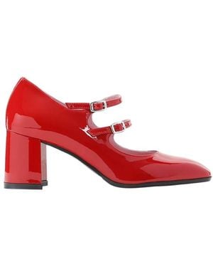CAREL PARIS Leather Pumps - Red