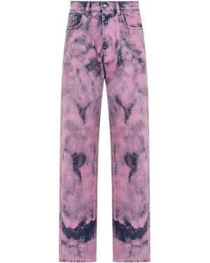 DARKPARK Straight High Rise Jeans - Purple