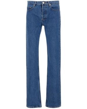 A.P.C. Mid Rise Jeans - Blue