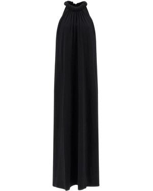 Nude 'Floor Lenght' Dress - Black