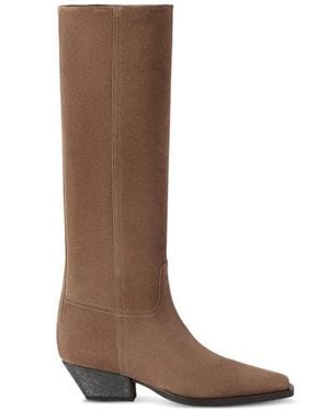 Brunello Cucinelli Suede Boots - Brown