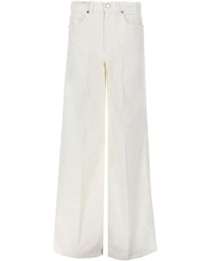 PT Torino Flared High Rise Jeans - White