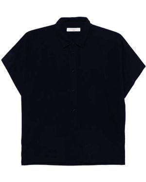 Zanone Shirt Collar Polo - Blue