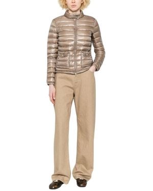 Herno Quilted Mock Collar Jacket - Natural