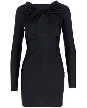 Coperni Slim Fit Jersey Dress - Black