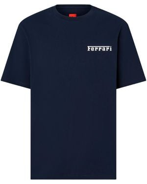 Ferrari Logo T-Shirts - Blue