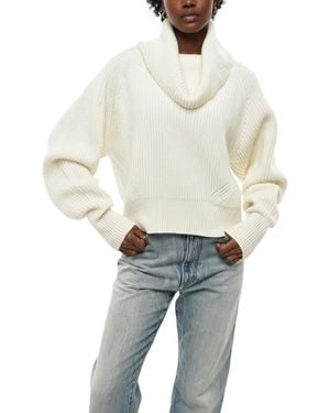 Sa Su Phi Knitted Cowl Neck Sweater - Blue