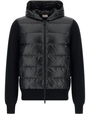 Moncler Wool Cardigan - Black