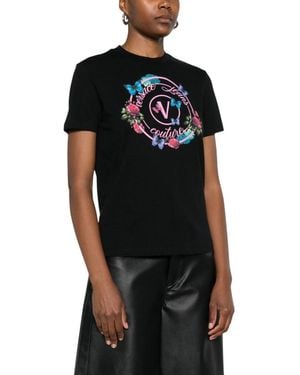 Versace Jeans Couture Crew Neck T-Shirt - Black