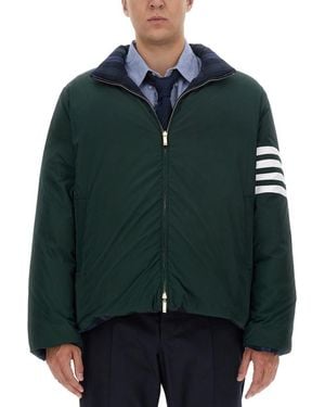 Thom Browne Reversible Zip-Up Jacket - Green