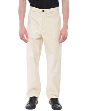 Studio Nicholson Solid Cargo Trousers - Natural