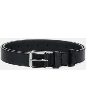 Comme des Garçons Logo Buckle Belt - Black