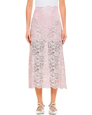 Rabanne Long Skirt - Pink