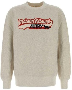 Autry Crew Neck Sweatshirt - Grey