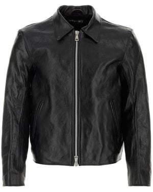 Our Legacy Solid Shirt Collar Jacket - Black