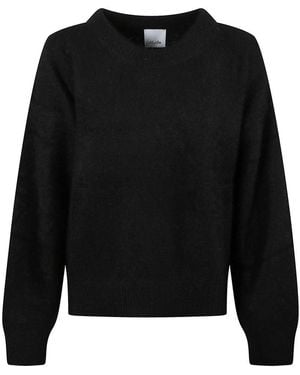 Allude Crew Neck Jumper - Black