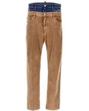 DSquared² Mid Rise Jeans - Natural