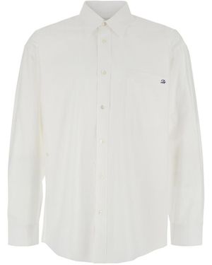 DUNST Regular Logo Shirt - White