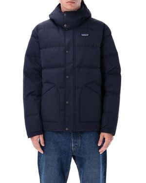 Patagonia Hooded Puffer Jacket - Blue