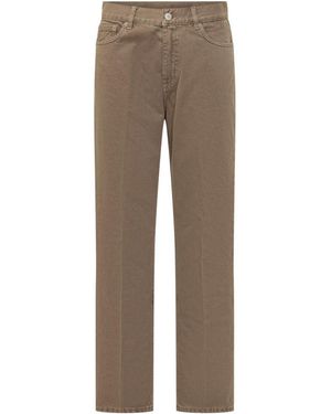 The Seafarer Straight High Rise Jeans - Grey
